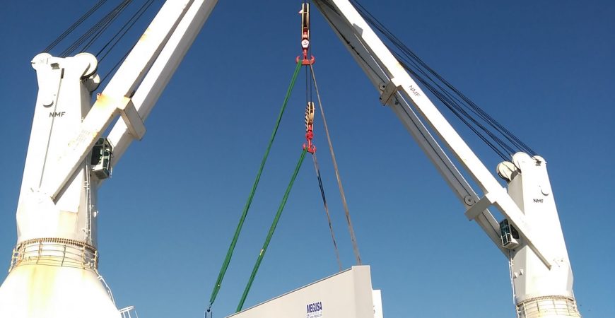 NEW BRIDGE SAINT LAWRENCE MONTREAL LOADOUT PIER CAPS 2